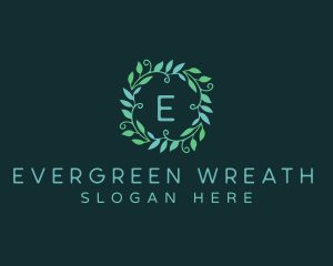 Leaf Wreath Horticulture logo design