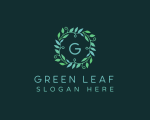 Leaf Wreath Horticulture logo design