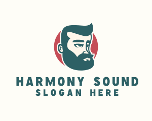 Hipster Guy Character Logo