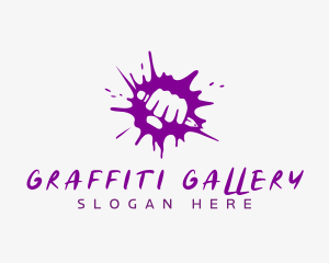 Graffiti Fist Pencil logo