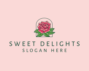 Rose Bloom Flower  Logo