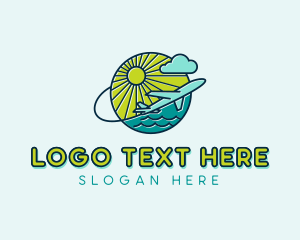 Airplane Flight Travel  logo