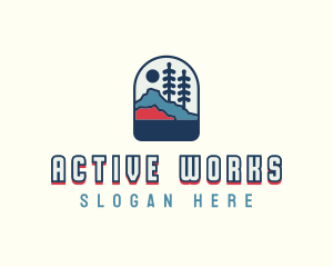 Outdoor Mountain Travel logo design