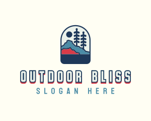 Outdoor Mountain Travel logo design