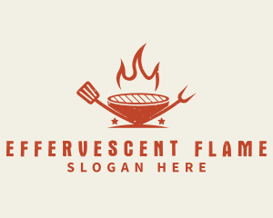 Flame Grill Restaurant logo design