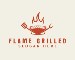 Flame Grill Restaurant logo design