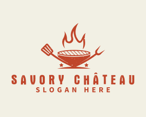 Flame Grill Restaurant logo design