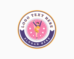 Sports Cheer Dancer Logo