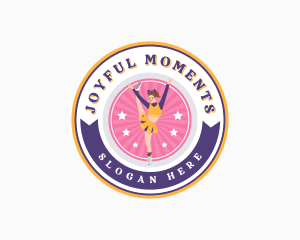 Sports Cheer Dancer logo design