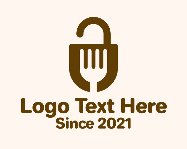 Lock logo example 3