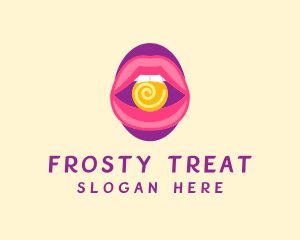 Sweet Feminine Lips logo design