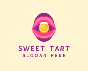 Sweet Feminine Lips logo design