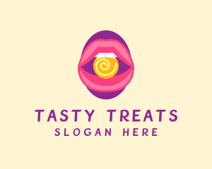 Sweet Feminine Lips logo design