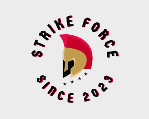 Spartan Fighter Helmet logo