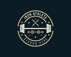 Gym Athletic Fitness logo design