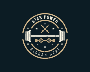 Gym Athletic Fitness logo design