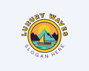 Boat Mountain Tourism logo design