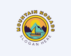 Boat Mountain Tourism logo design