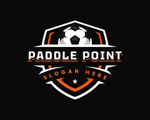 Sport Soccer Shield Logo