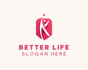 People Leadership Life Coach logo design