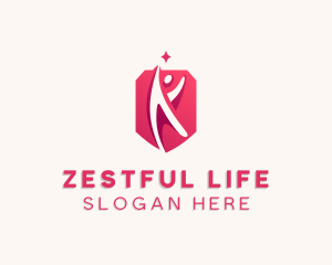 People Leadership Life Coach logo design