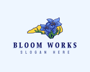 North Carolina Flower logo design