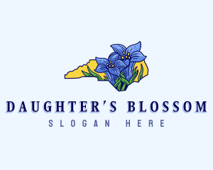 North Carolina Flower logo design