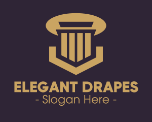 Elegant Pillar Concrete logo design