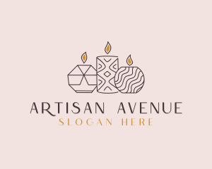 Artisanal Decor Candles logo design