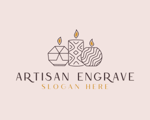 Artisanal Decor Candles logo design