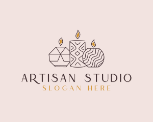 Artisanal Decor Candles logo design