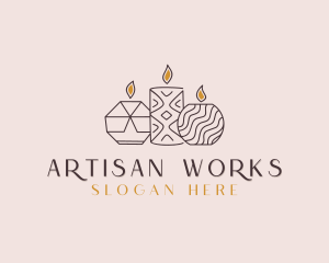 Artisanal Decor Candles logo design