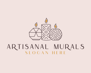 Artisanal Decor Candles logo design