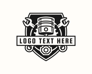 Piston Wrench Mechanic logo