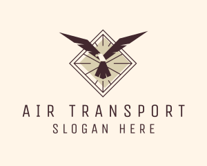 Aviation Eagle Bird logo design