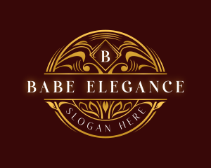 Elegant Ornamental Boutique logo design