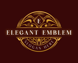 Elegant Ornamental Boutique logo design