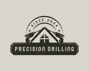 Drill Construction Builder logo design