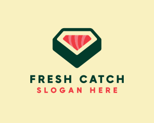 Sushi Roll Restaurant  logo design