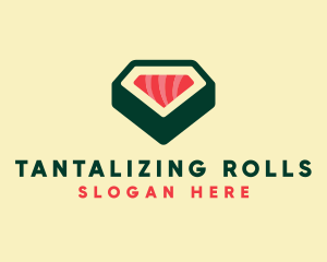 Sushi Roll Restaurant  logo design