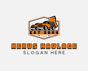 Dump Truck Trucking logo design