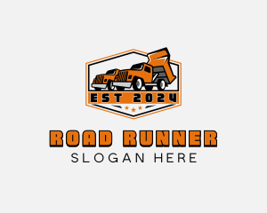 Dump Truck Trucking logo design