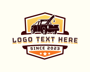 Pickup - Tow Truck Pickup logo design
