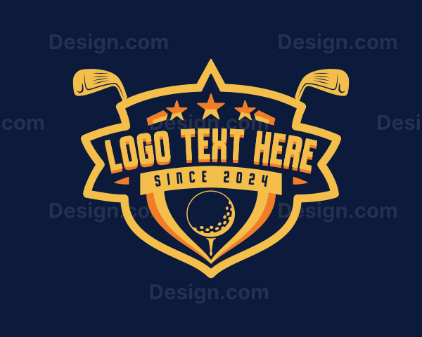 Golf Sports League Logo