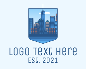 City - New York City Metropolis logo design