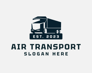 Modern Cargo Truck  logo design