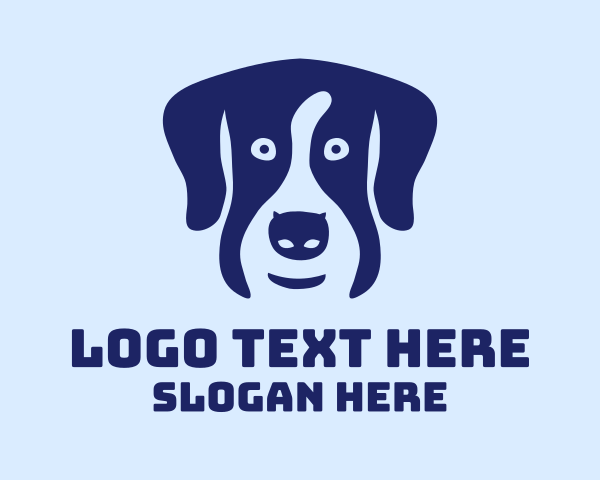 Dog Head logo example 1