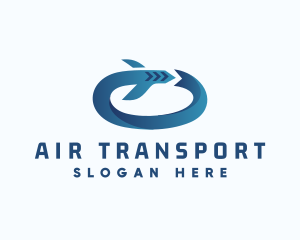 Airplane Travel Transport logo design