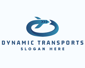 Airplane Travel Transport logo design