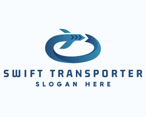 Airplane Travel Transport logo design